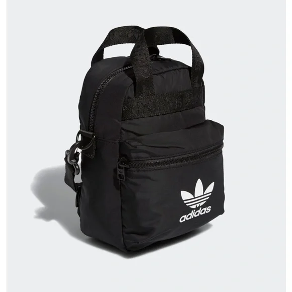 Adidas Originals Recycled Black OG Micro 2.0 Mini Backpack - Picture 2 of 11